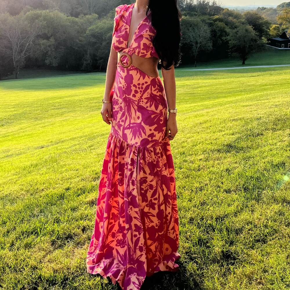 Floral Maxi dress XS-S